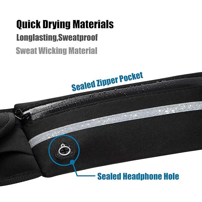 KULTURA®  Ultra Light Bounce Fitness Workout/Running Belt