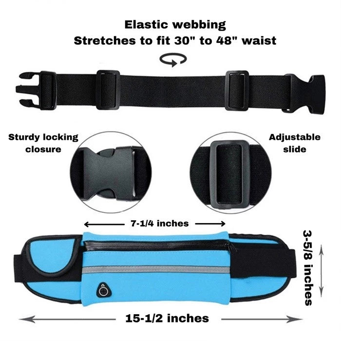 KULTURA®  Ultra Light Bounce Fitness Workout/Running Belt