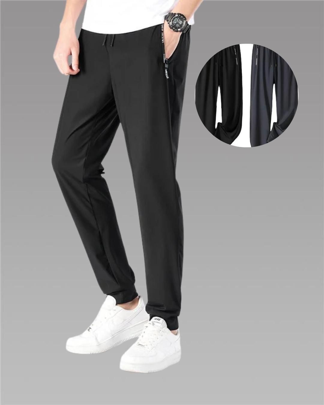 KULTURA® Women's Solid Lycra 4 Way Track Pant (Pack of 2)